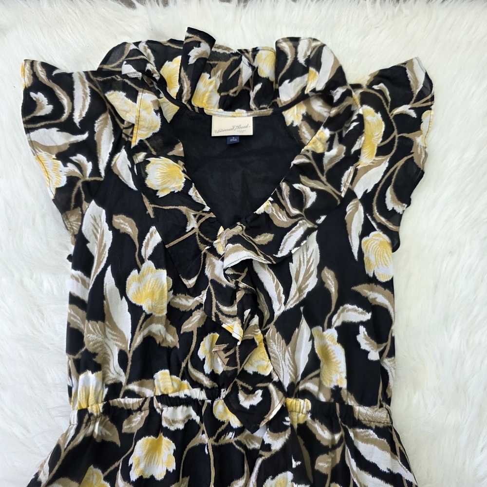 Universal Thread Black And Cream Ruffled Mini Dre… - image 5